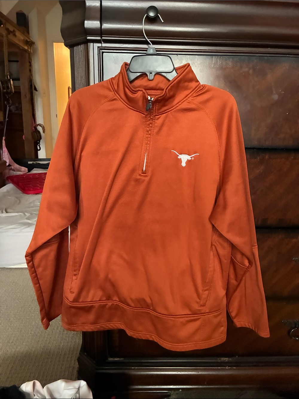 Texas Longhorns Burnt Orange Quarter-Zip Pullover